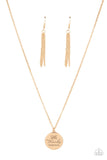 Give Thanks - Gold Necklace