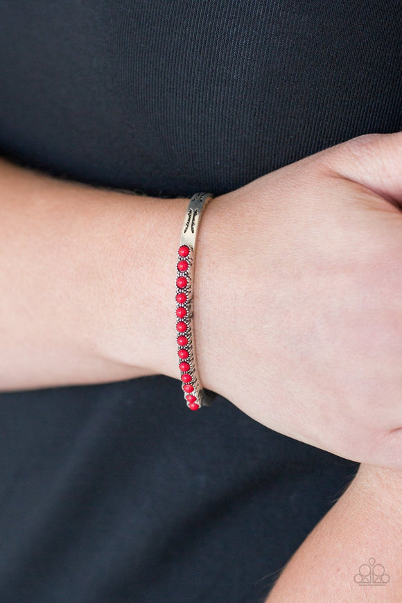 New Age Traveler - Red Bracelet