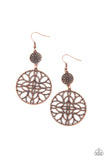 Mandala Eden - Copper Earrings