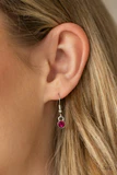 Thanks a MEDALLION - Pink Necklace