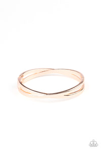 Crossing Over - Rose Gold Bracelet