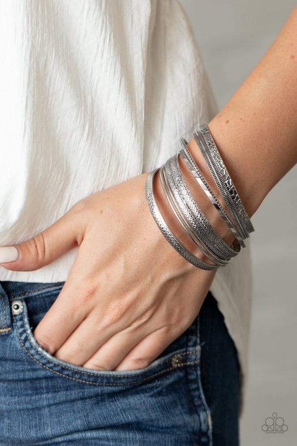 Relics On Repeat - Silver Bracelet