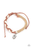 Perpetually Peaceful - Brown Urban Bracelet