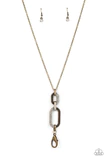 OVAL-Statement of the Year - Brass Necklace