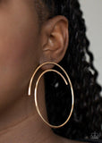 Vogue Vortex - Gold Earrings