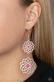 Posh Posy - Pink Earrings
