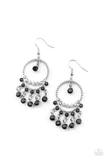Cosmic Chandeliers - Black Earrings