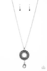 Wintry Wreath - Silver Necklace