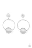 SOCIAL SPHERE SILVER POST EARRINGS